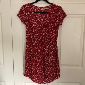 Urban Outfitters printed short sleeve shirt dress